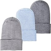 Newborn Baby Girl Hats Soft No Scratch Cotton Toddler Infant Beanie Caps Newborn Hospital Hat for Boy Girl 0-6 Months