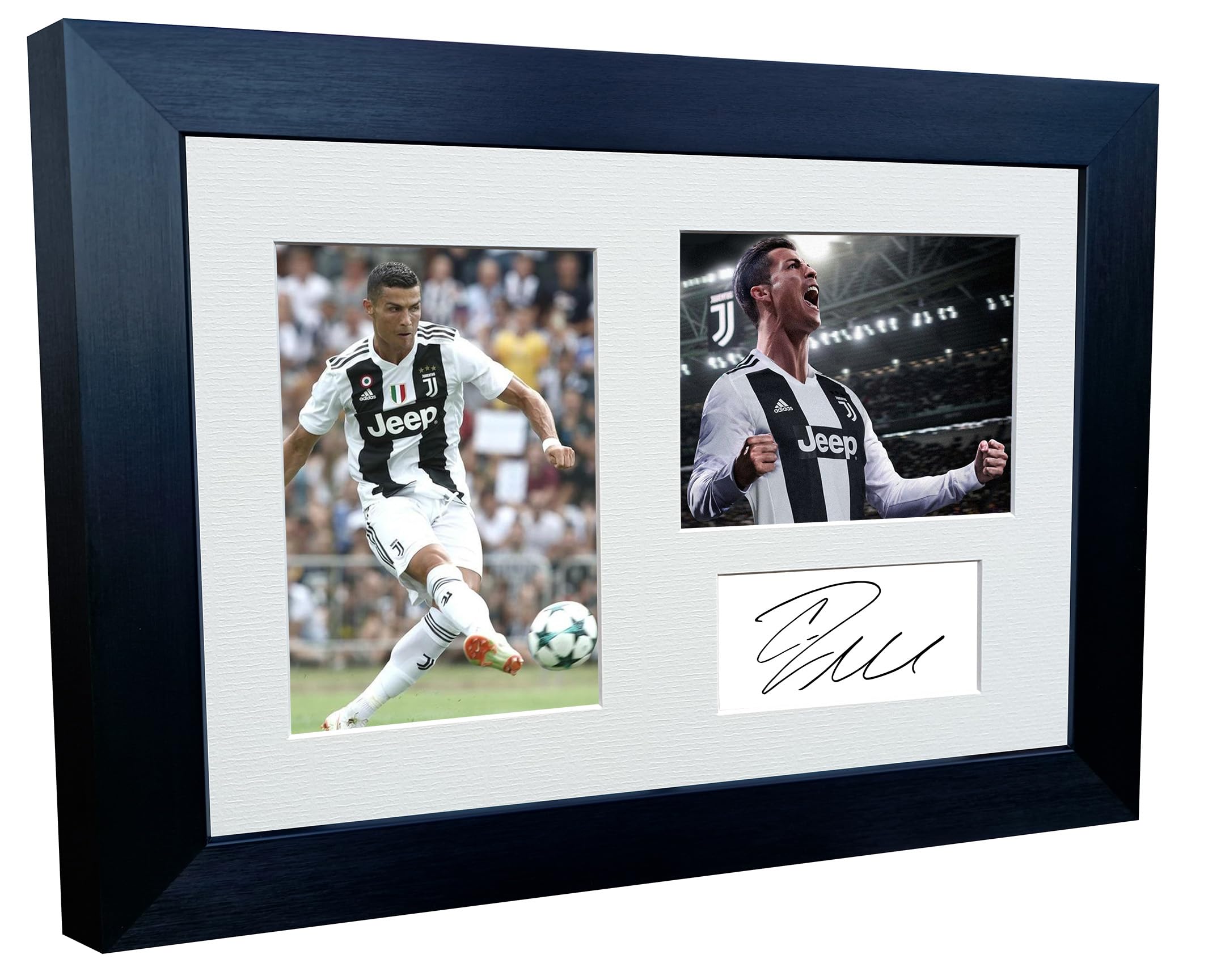 Kitbags & Lockers 12x8 A4 Signed Cristiano Ronaldo Juventus Autographed Photo Photograph Picture Frame Gift