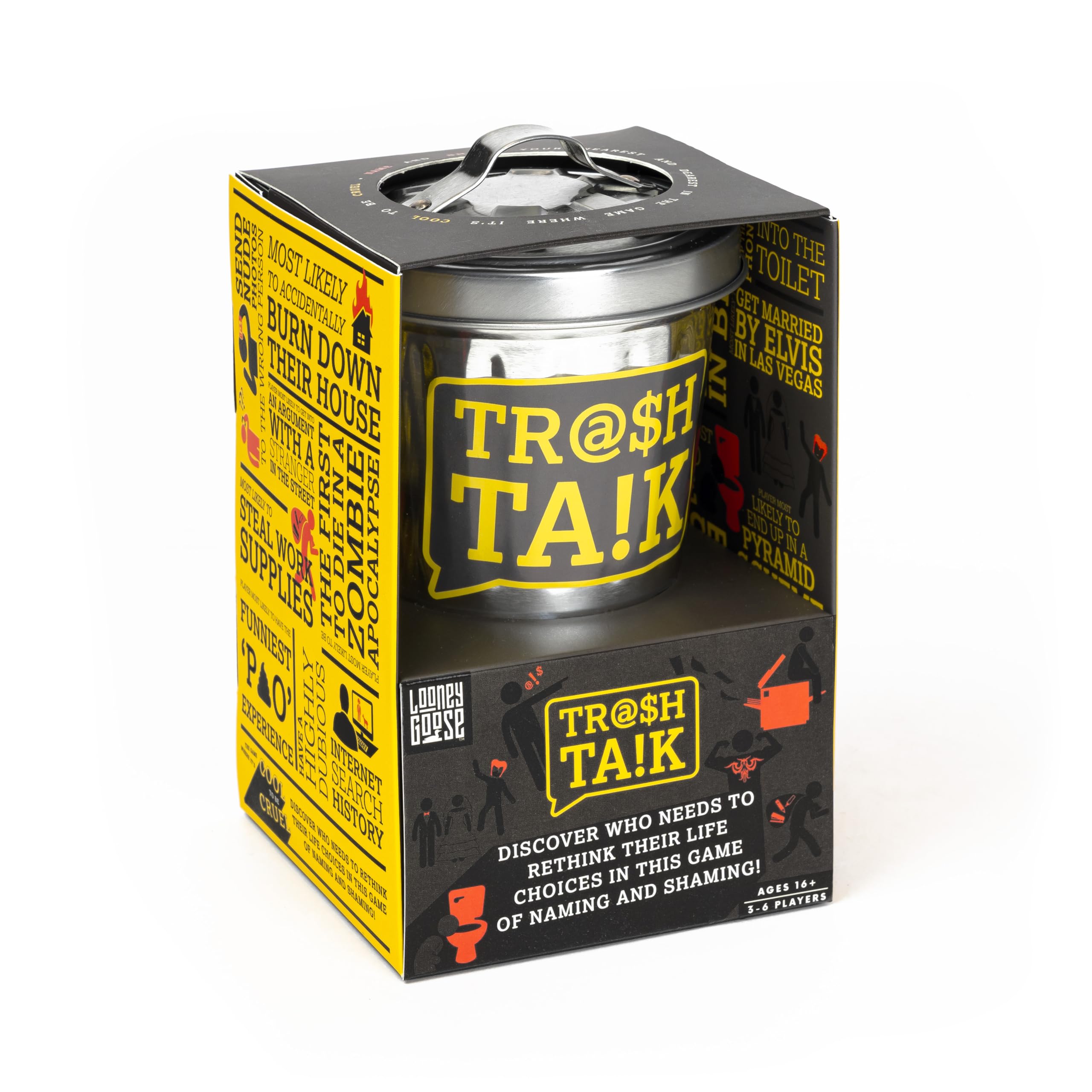 Professor Puzzle | Trash Talk | Card Game | Ages 16+ | 3-6 Players | 30 Minutes Playing Time