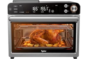 Typhur Sync Oven Smart Countertop Toaster Oven Air Fryer Combo, 12‑in‑1 Built‑In 5‑Sensor Wireless Probe (±0.3 °C), 30% Faste