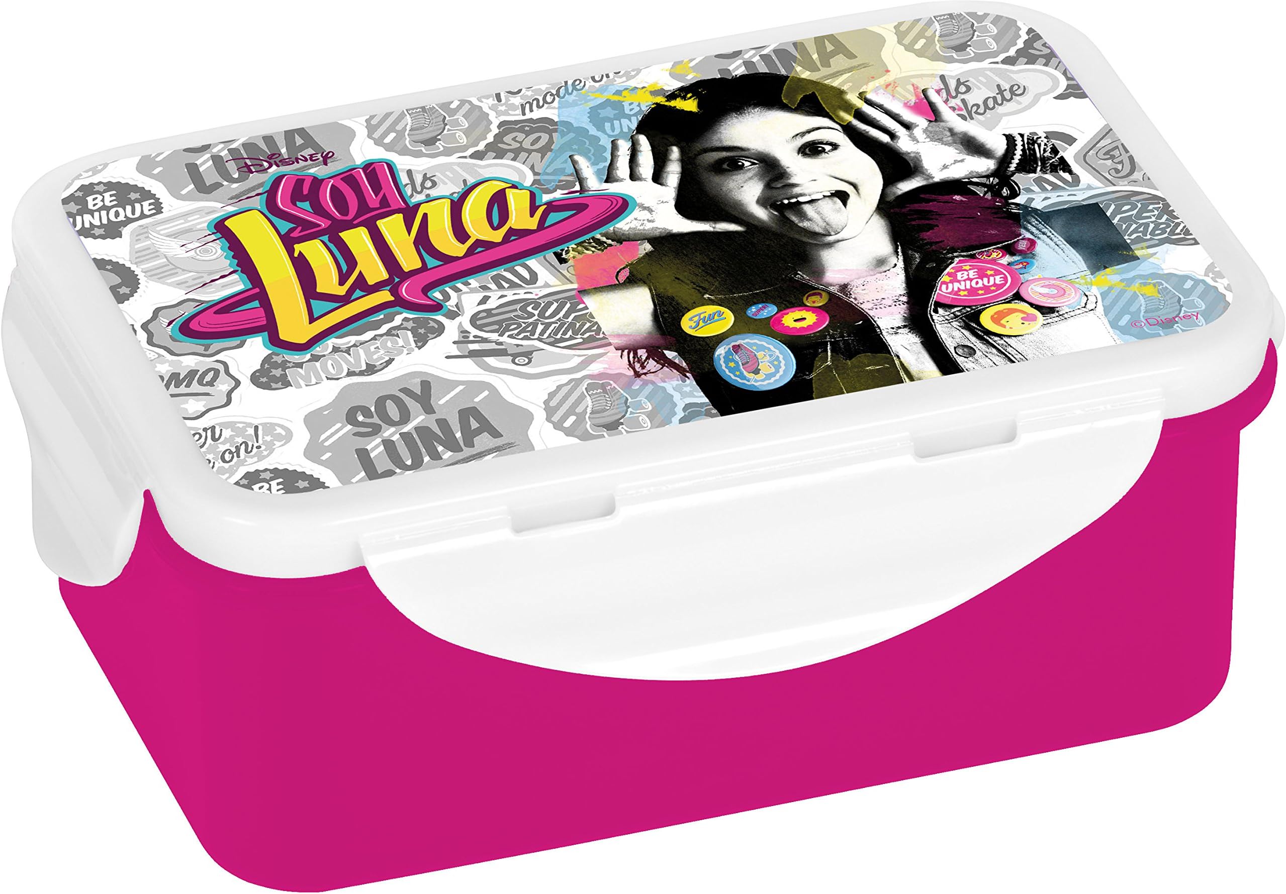 Disney Soy Luna, Brotdose Luna Lunch Box, 16,3 x 10,5 x 6,5 cm, Multicoloured