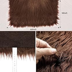 Tatuo Faux Fur Fabric Christmas Fluffy Fuzzy Craft
