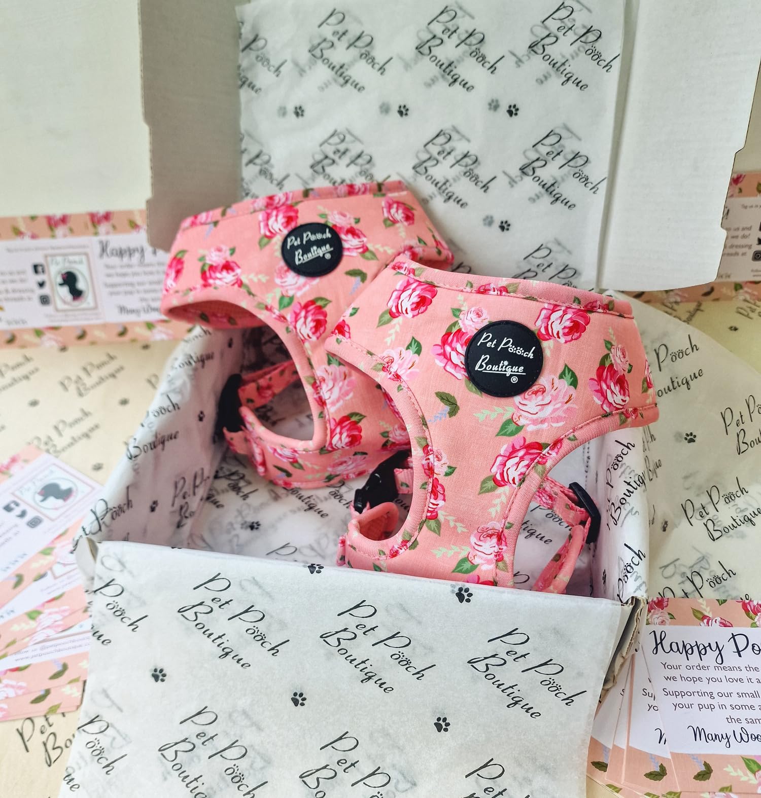 Sunday Rose Dog Harness M