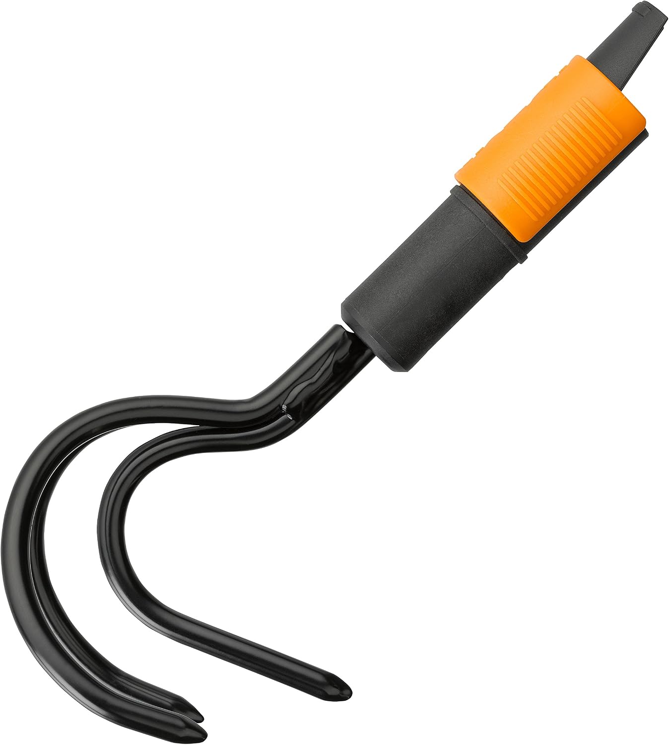 Fiskars QuikFit Grubber, Tool Head, Length: 33 cm, Width: 9 cm, Carbon steel Tines, Black/Orange, 1000685 - Image 3