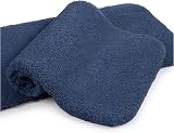 Non Slip Bath Mat 2 Pack Navy 40x60cm Ultra Thick Microfiber