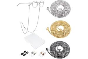 Lapanjuor Eyeglass Chain for Women Stylish,Stainless Steel Glasses Strap for Men Women,Eye Glasses Holders Around Neck