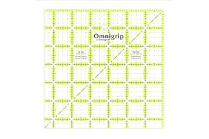 Omnigrid Omnigrip 6-1/2" x 6-1/2" Non-Slip Square Quilting Ruler