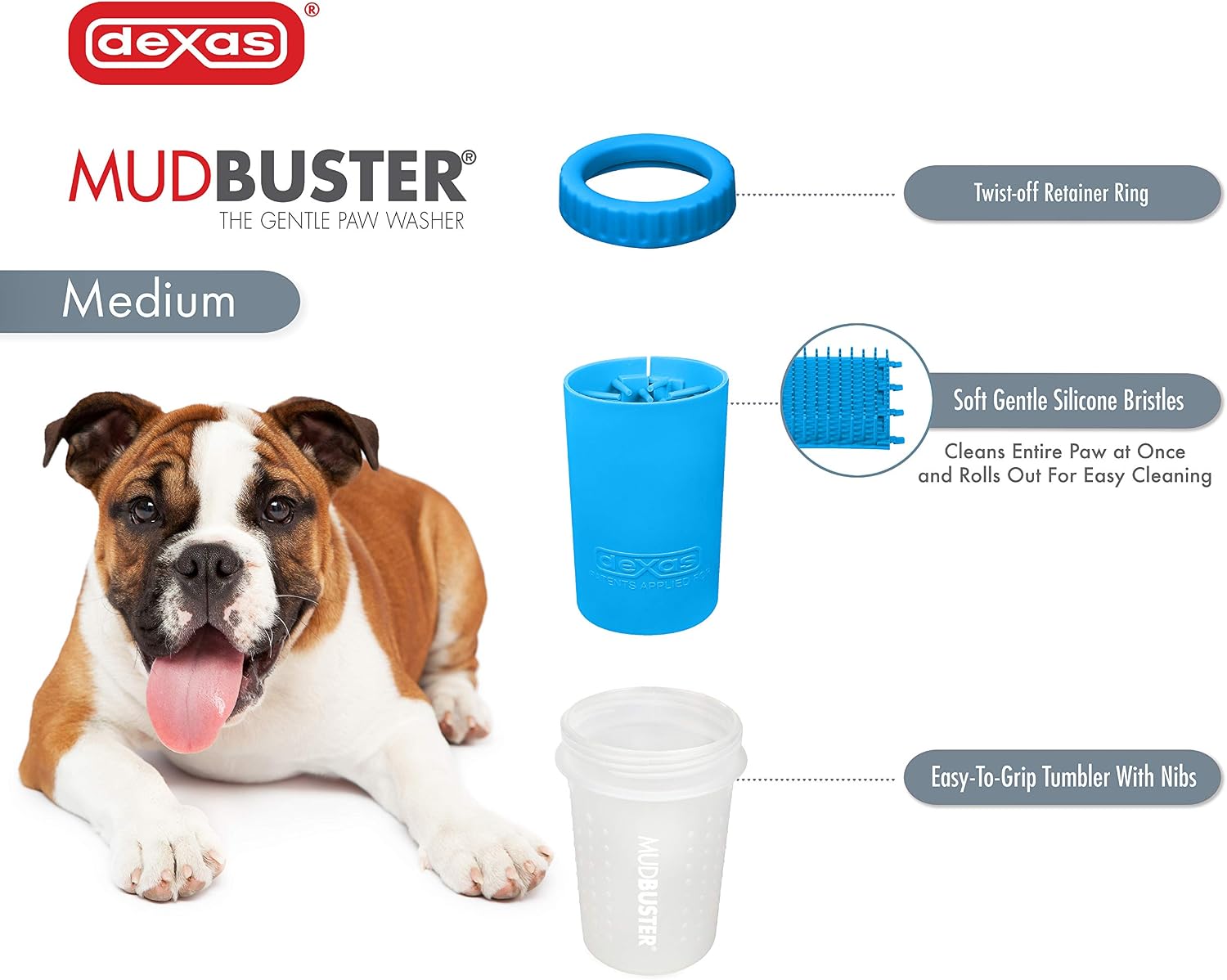 Dexas MudBuster Medium Pro Blue - Image 4