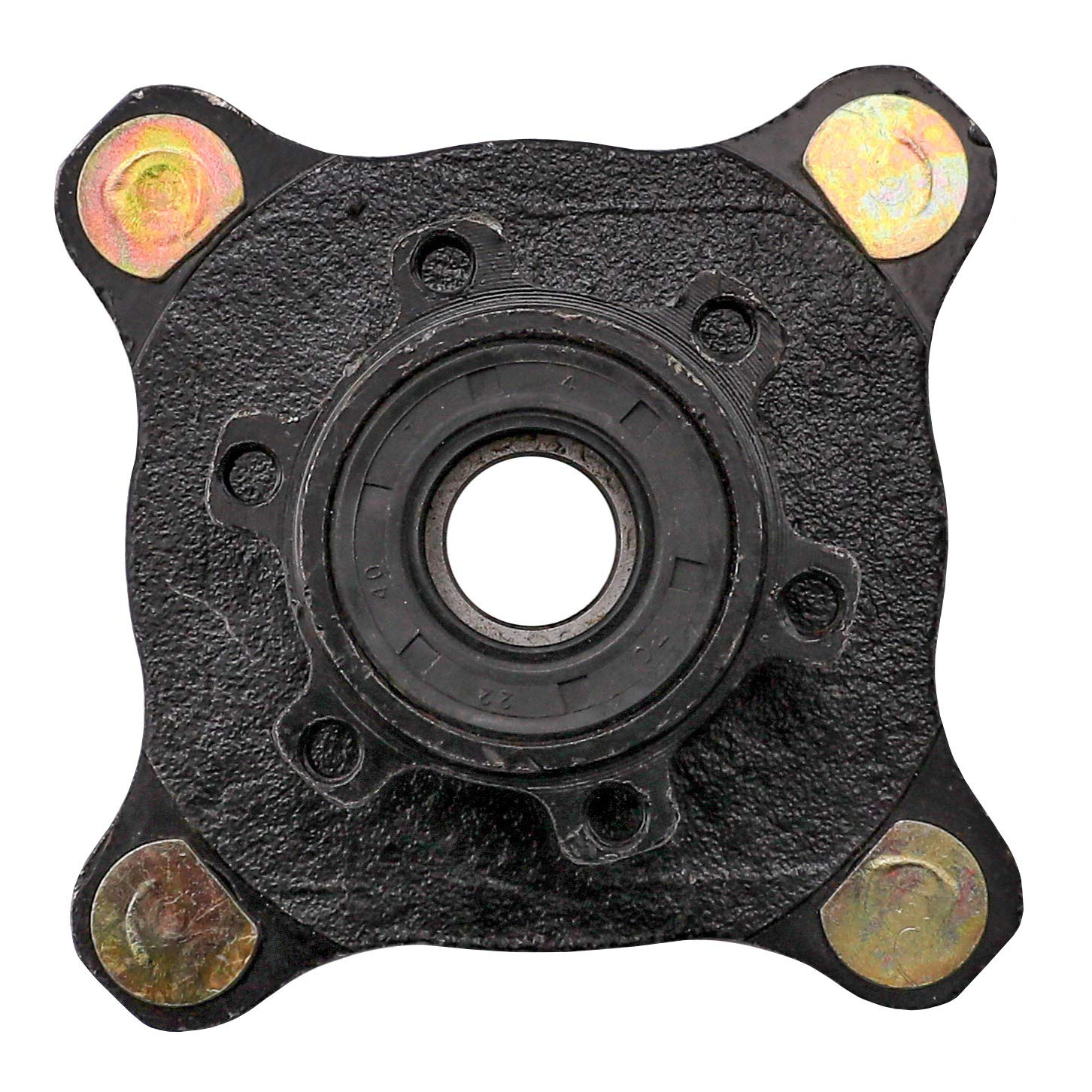 ZXTDR 4 Stud Front Disc Brake Wheel Rim Hub with Bearing Assembly