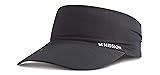 MISSION Cooling Visor, Black - Unisex Fit for Men