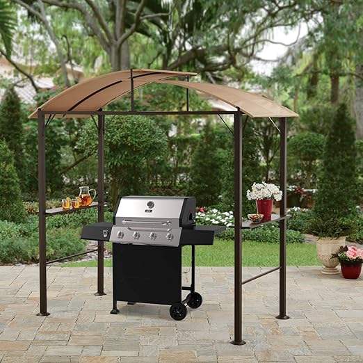 BBQ Canopy Barbecue Gazebo Grill Outdoor Shelter Yard Sun