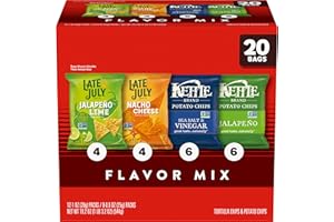 Kettle Brand and Late July Snacks Mix Variety Pack, 20 Count Snack Bags