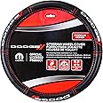Plasticolor 006694R01 Dodge // Deluxe High Contrast Stitching Premium Steering Wheel Cover for Cars, Trucks & SUV