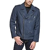 DKNY Men's Modern Motorcycle Jacket