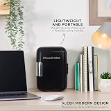 Russell Hobbs Mini Cooler 4L 6 Can AC DC Portable Cooler Warmer Retro Black view 3