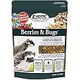 Berries & Bugs 3 lb. - All Natural High Protein High Fiber Insectivore Diet with Fruit, Gut-Loaded Insects, & Healthy Vitamins - Hedgehogs, Sugar Gliders, Skunks, Opossums & Other Insectivores