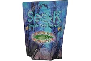 Organic Sea-K for Plants Seaweed and Kelp Fertilizer Supplement Concentrated Extract Powder Nutrient
