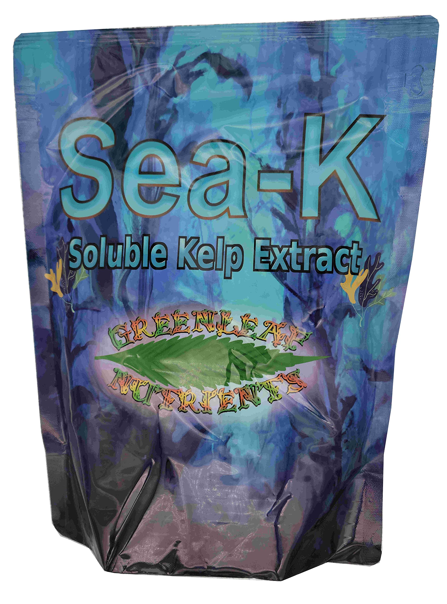 Seaweed and Kelp Fertilizer for Plants - Organic Sea-K - Concentrated Extract Powder Nutrient Makes 3500 Liters