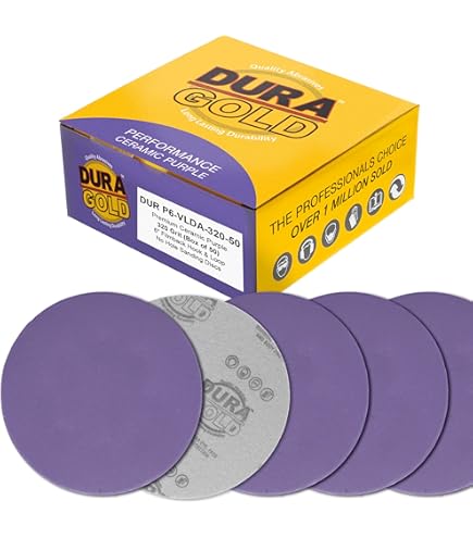 3M Hookit Blue Abrasive Disc, 36245, 6 in, 220 grade, No Hole, 50