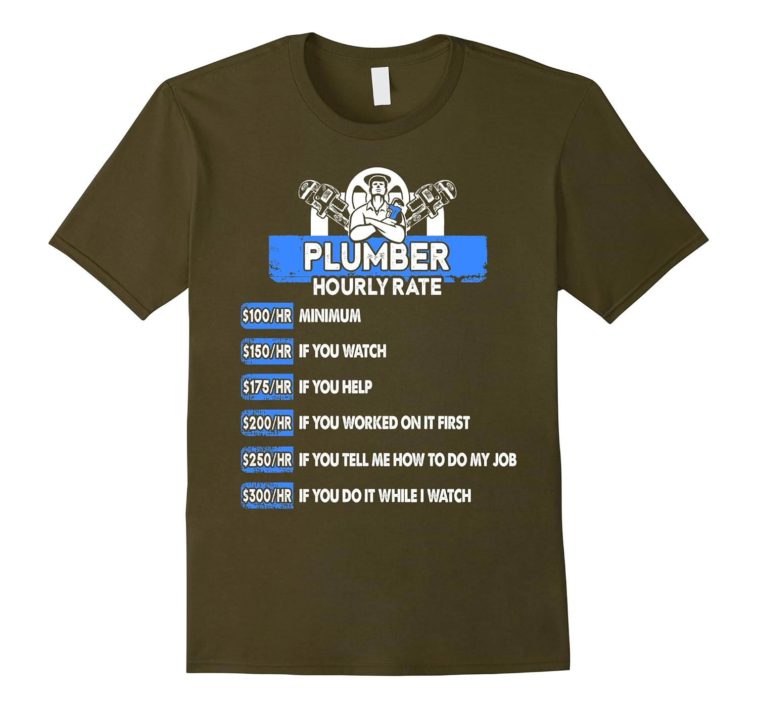 Men s plumbing shirt plumber hourly rate art artvinatee