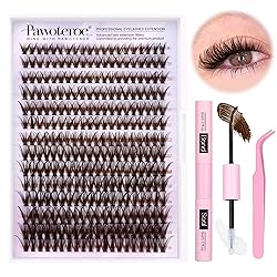 Pawotence Lash Extension Kit DIY 280pcs Brown Lash