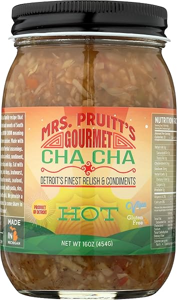 MRS PRUITTS GOURMET GOURMET CHA CHA SALSA HOT, 16 OZ