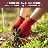 Velway 12 Pairs Safety Work Gloves PU Coated L 9 Garden Mechanic view 4