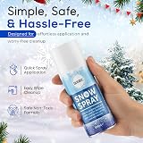 Quebec Artificial Snow Spray 100ml Snow Scene Decor Window Tree Glass view 5