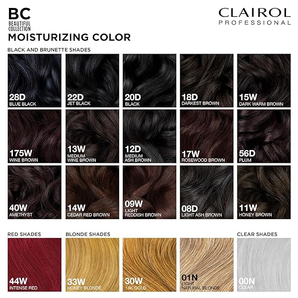 CLAIROL PROFESSIONAL BEAUTIFUL COLLECTION HAIR COLOR, 12D MEDIUM ASH BROWN, 3 OZ. – PACKAGING MAY VARY