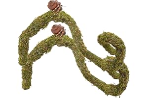 Begeterday 2 Pack 25 Inch Hermit Crab Climbing Toys, Bendable Hermit Crab Supplies, Ideal Hermit Crab Habitat Tank Terrarium Accessories