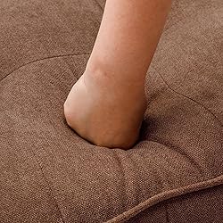 ERYE 3 Fold Upholstered Tufted Futon Sofa Bed