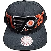 Mitchell & Ness Philadelphia Flyers NHL Full Frontal Vintage Snapback Hat Cap Black