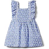 Janie and Jack Girls Eyelet Dress (Toddler/Little Kids/Big Kids)