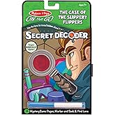 Melissa & Doug On The Go Secret Decoder Mystery Activity Pad Set - Case of The Slippery Flippers