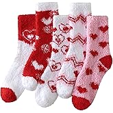 Tavaleu Fuzzy Socks for Women, Fluffy Socks Women, Winter Cozy Sock, Warm Slipper Home Sleeping Sock for Womens