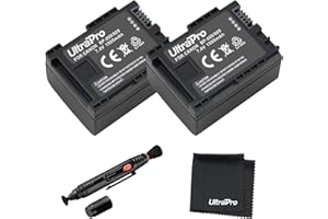 UltraPro 2-Pack BP-808 High-Capacity Replacement Batteries for Select Canon Digital Cameras. Also Includes: Deluxe Microfiber Cleaning Cloth, Lens Cleaning Pen