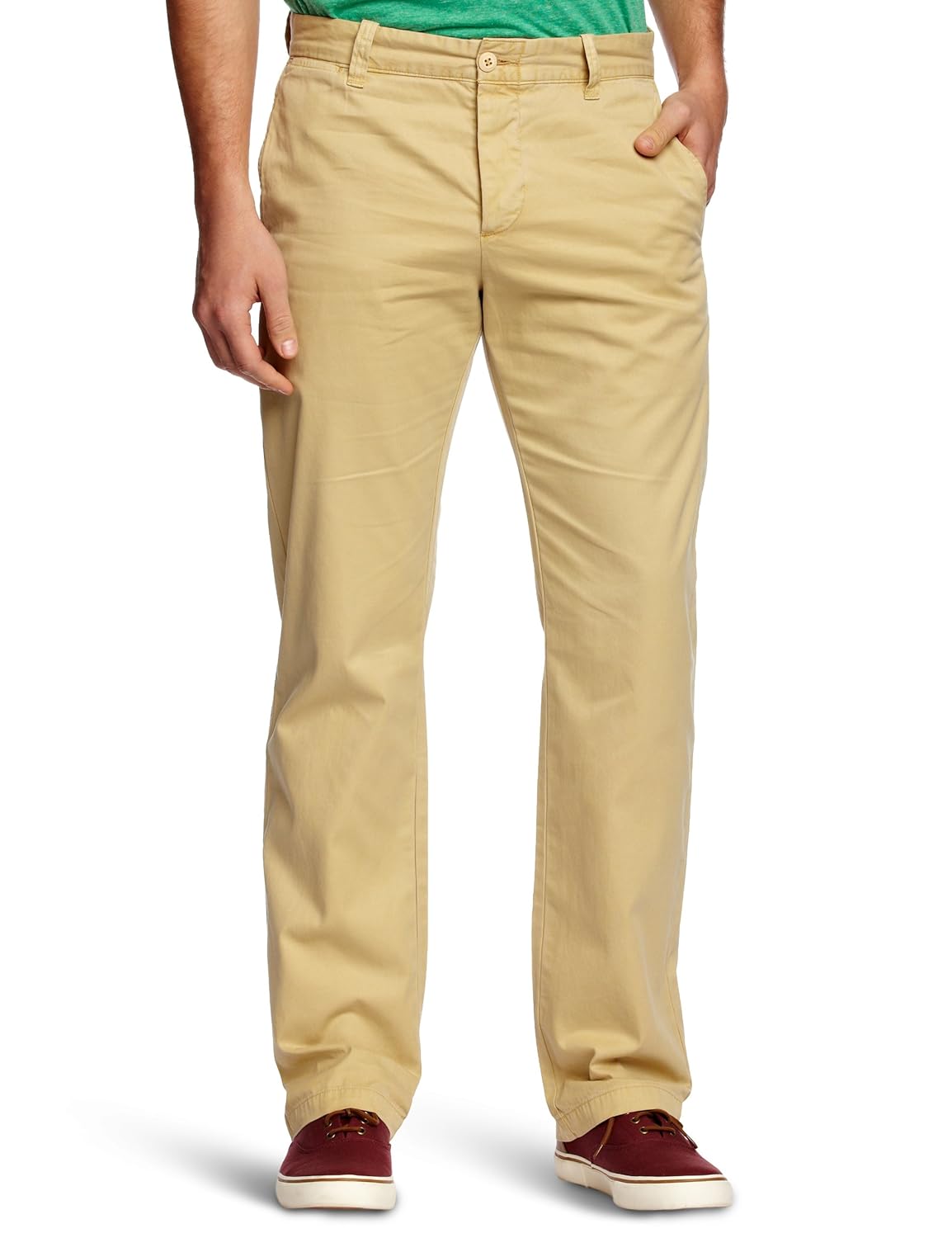 Dockers Ultimate Chino Slim Men's Trousers Kahki W36INxL32IN: Amazon.co ...