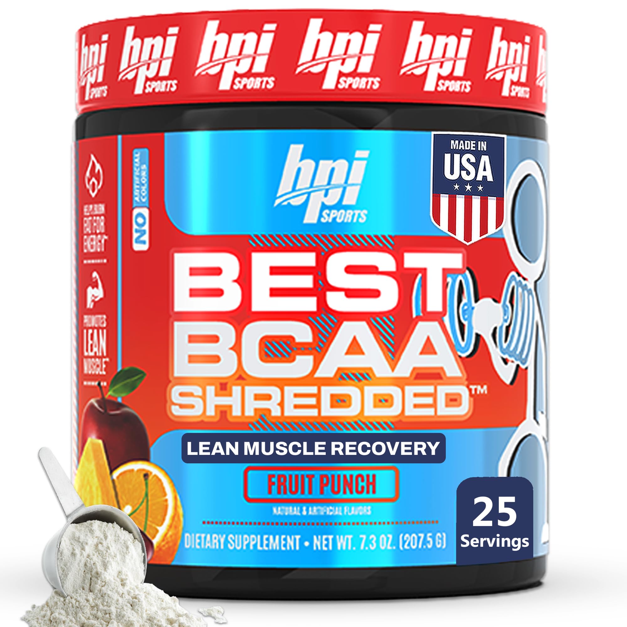 Bpi Sports Best BCAA Shredded Supplement, Fruit Punch