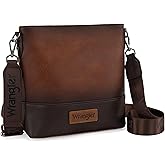 Wrangler Crossbody Purses for Women Two Tone Crossbody Bags Women Purses and Handbags