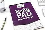 Silvine A4 Refill Pad 2/10/20 mm Graph 160 Pages 80 Sheets White view 6
