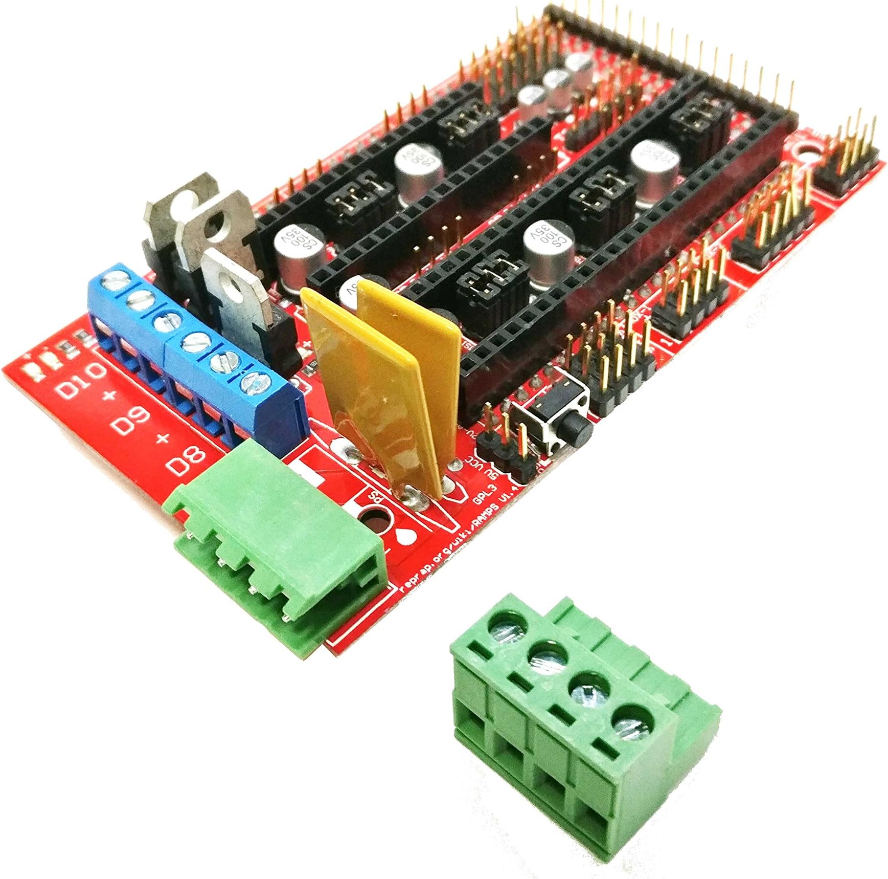 bitbot3d © Ramps 1.4 Shield for Reprap, Mendel, Prusa, Anet anycubic, Arduino 2560 – 3d Printer...