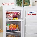 Russell Hobbs Freestanding Upright Freezer 168L 145x54x59cm White RH143FZ552E1W view 5