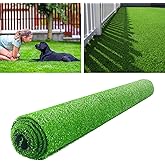 LVBAO Synthetic Artificial Grass Turf with Drainage Holes Professional Pee Pad 4FTX13FT (52 Square FT) Fake Grass Rug Carpet for Dogs Potty Training Garden Landscape Pets Patio Playground