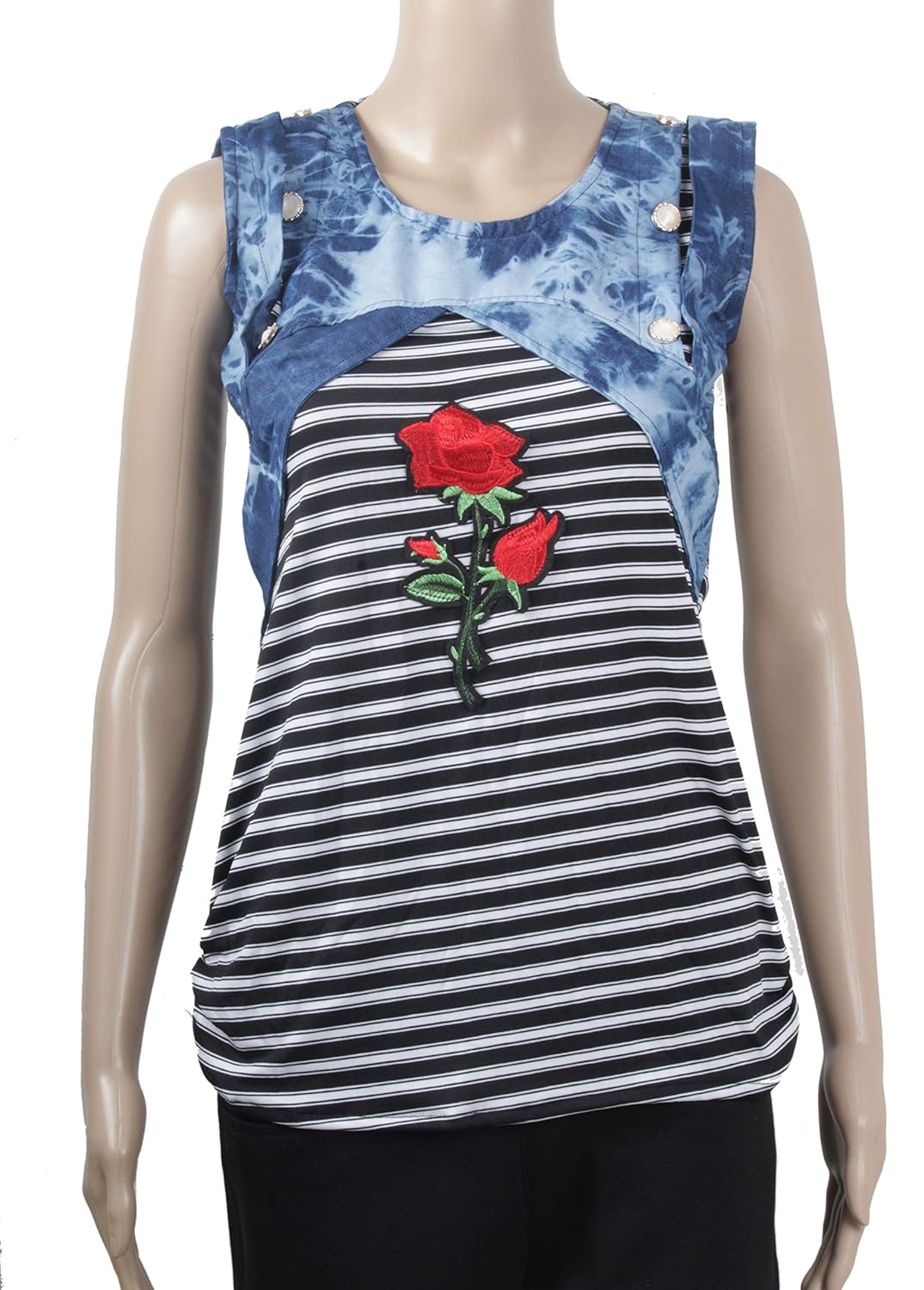 black jeans with white lining