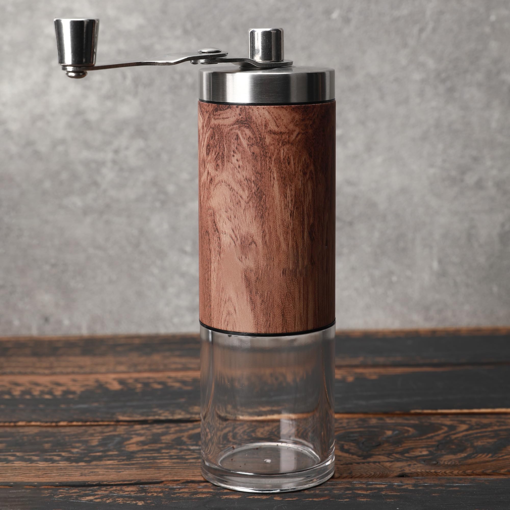 Generic Manual Coffee Grinder, Wood, Ceramic, Grinding