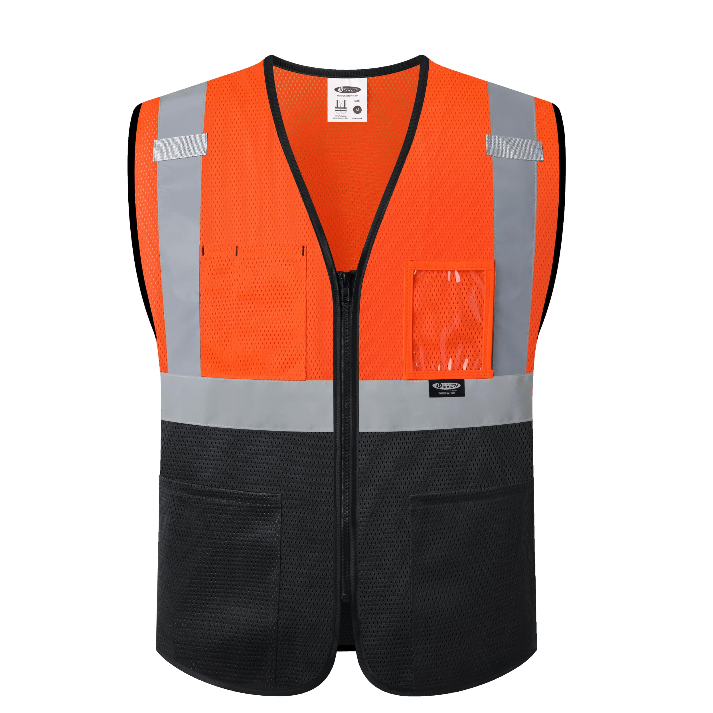 JKSafety Safety Vest for Men Women Hi Vis Construction Vest with ...