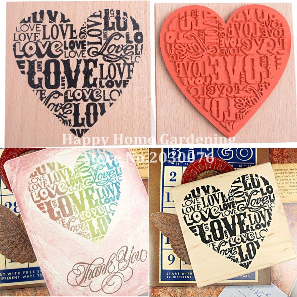 Generic 1 Ð¨Ñ‚. Ð”ÐµÑ€ÐµÐ²ÑÐ½Ð½Ñ‹Ð¹ Ð ÐµÐ·Ð¸Ð½Ð° Ð¡ÐµÑ€Ð´Ñ†Ðµ Ð›ÑŽÐ±Ð²Ð¸ Ð¨Ñ‚Ð°Ð¼Ð¿ Ð”Ð»Ñ Ð”Ð½ÐµÐ²Ð½Ð¸Ðº Ð¡ÐºÑ€Ð°Ð¿Ð±ÑƒÐºÐ¸Ð½Ð³ ÐšÐ°Ñ€Ñ‚Ñ‹ Ð’Ð½ÐµÑÐµÐ½Ð¸Ð¸ DIY Craft.