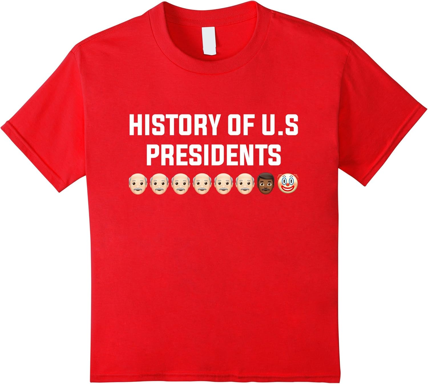 Kids History of US President Tshirt, Funny President US Tshirt 12 Red