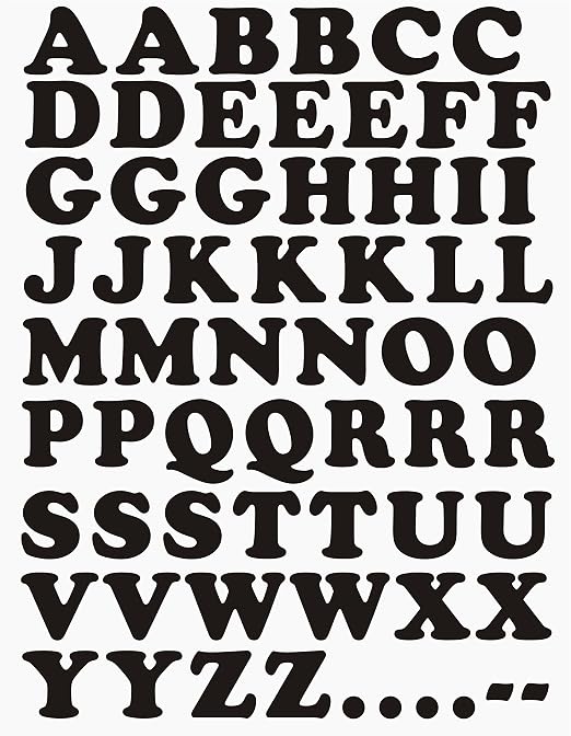 Goldene Buchstaben-Aufkleber – 5 Bögen Mit 143 Buchstaben & 25 Zeichen – Zum Basteln & Dekorieren