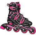 Roller Derby V-Tech 500 Adjustable Performance Inline Skates for Men, Women, Kids, Teens